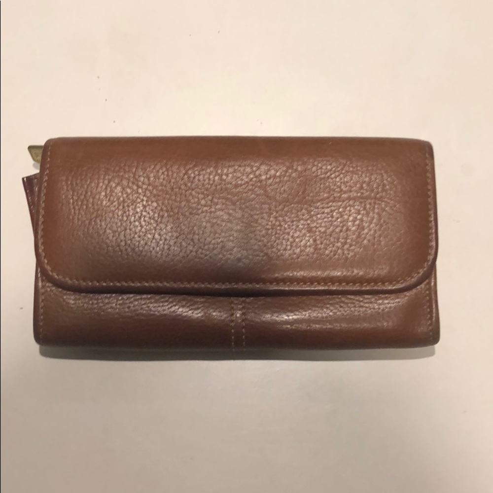 Vintage Brown Leather Coach wallet